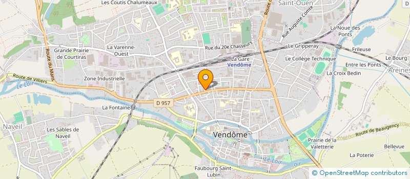 localisation de l'entreprise MADAME MARINE BARON  VENDOME