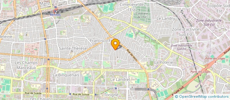 localisation de l'entreprise MADAME MARINE BARONNET-FRUGES  RENNES