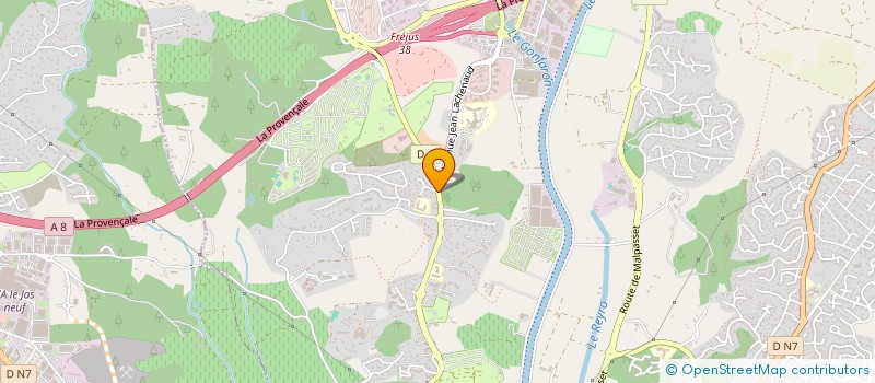 localisation de l'entreprise MADAME MARINE BARTHELEMY à FREJUS