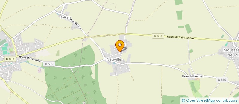 localisation de l'entreprise MADAME MARINE BASSET  MOUSSEAUX NEUVILLE