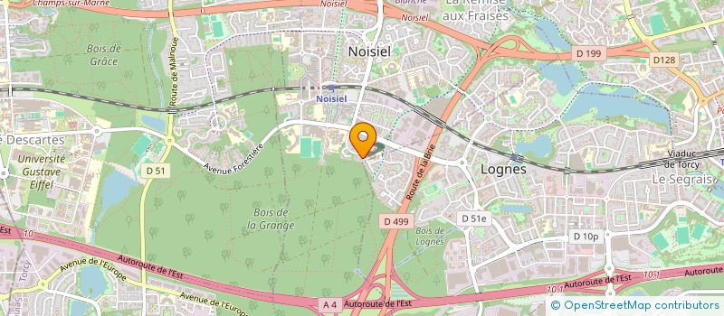 localisation de l'entreprise MADAME MARINE BASTOS  NOISIEL