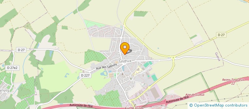 localisation de l'entreprise MADAME MARINE BATILLOT  GUEUX