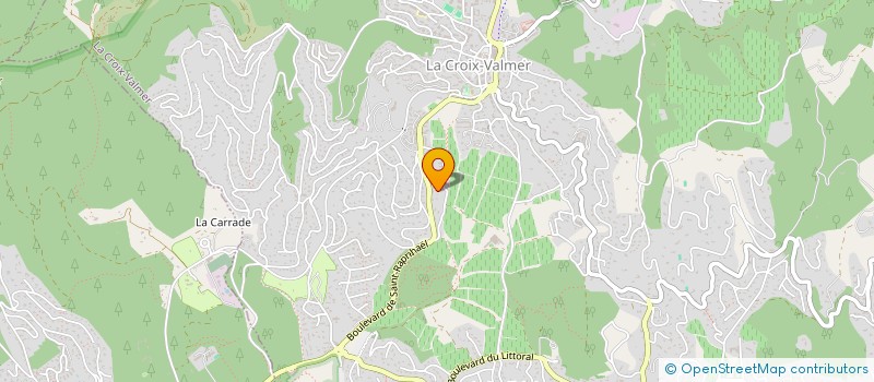 localisation de l'entreprise MADAME MARINE BAYONA  LA CROIX-VALMER