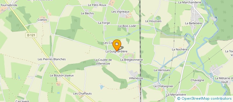 localisation de l'entreprise MADAME MARINE BECHENNEC  NORT-SUR-ERDRE