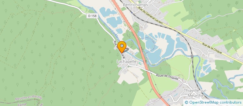 localisation de l'entreprise MADAME MARINE BEDEL  LACHAPELLE