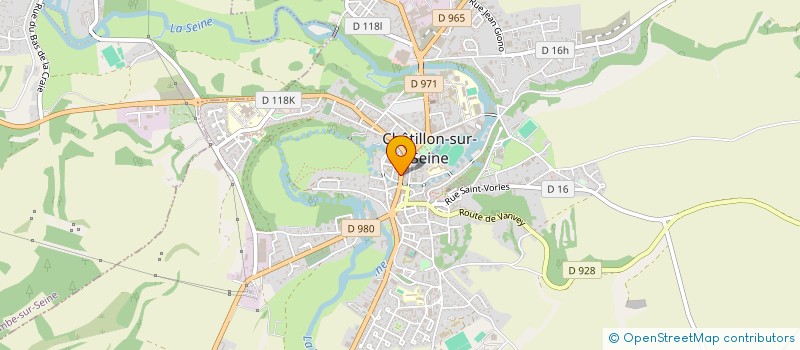 localisation de l'entreprise MADAME MARINE BEGHIN  CHATILLON-SUR-SEINE