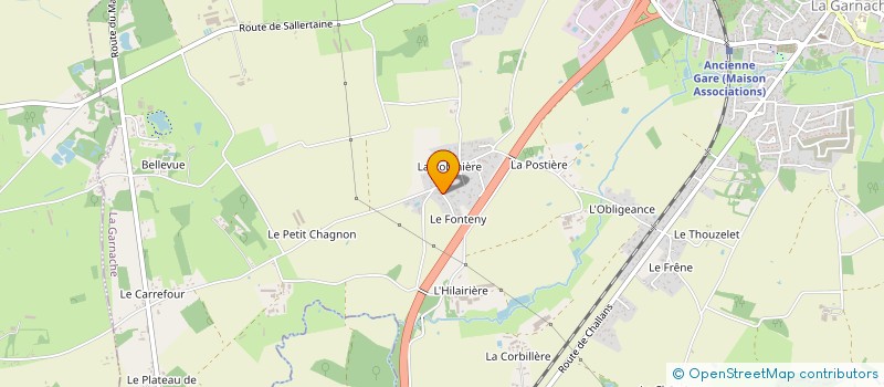 localisation de l'entreprise MADAME MARINE BEILLEVERT  LA GARNACHE