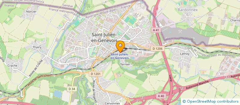 localisation de l'entreprise MADAME MARINE BELDIGO  SAINT-JULIEN-EN-GENEVOIS