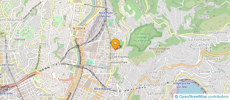 localisation de l'entreprise MADAME MARINE BELLI  CONTES