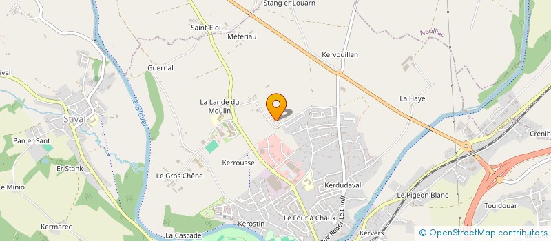 localisation de l'entreprise MADAME MARINE BEN KOUAI  PONTIVY