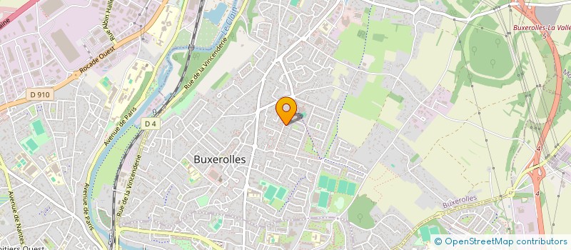 localisation de l'entreprise MADAME MARINE BENAIS  BUXEROLLES