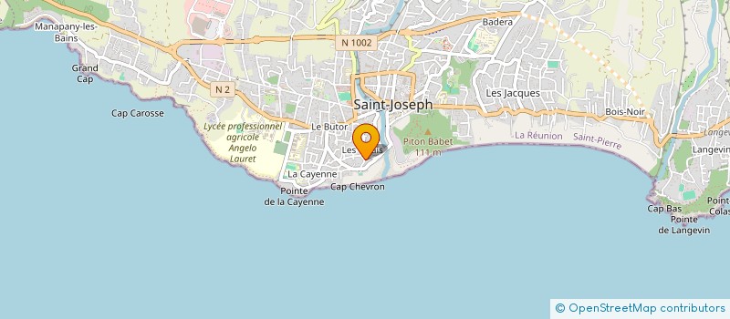 localisation de l'entreprise MADAME MARINE BENARD à SAINT-JOSEPH