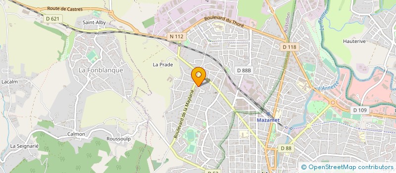 localisation de l'entreprise MADAME MARINE BENJAMIN  AUSSILLON