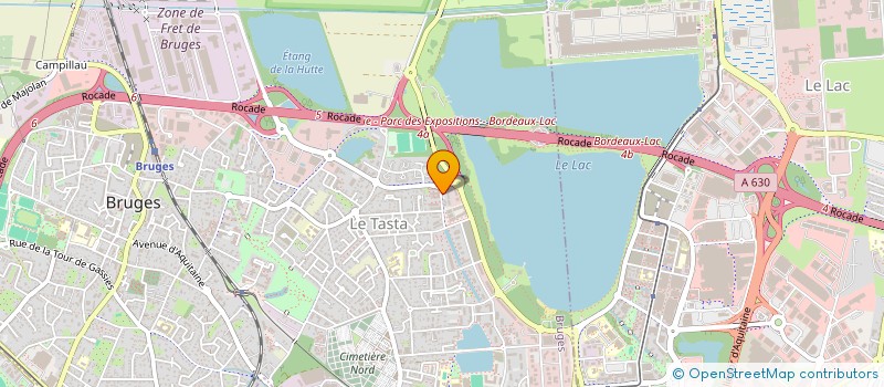 localisation de l'entreprise MADAME MARINE BENTEJAC  BRUGES