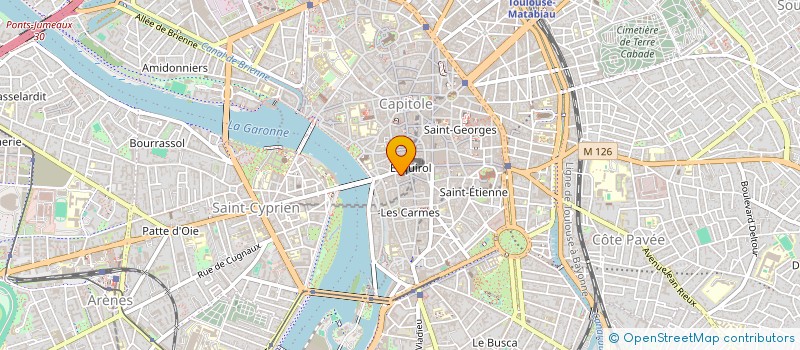 localisation de l'entreprise MADAME MARINE BERGUA  TOULOUSE