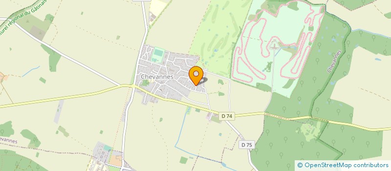 localisation de l'entreprise MADAME MARINE BERTIN  CHEVANNES