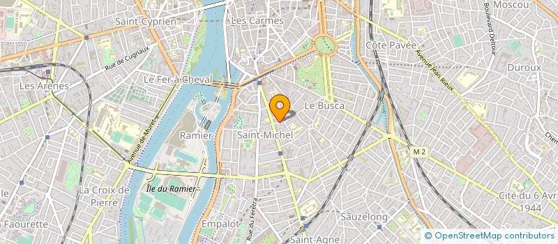localisation de l'entreprise MADAME MARINE BERTUCCHI  TOULOUSE