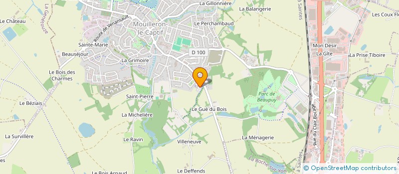 localisation de l'entreprise MADAME MARINE BES  MOUILLERON-LE-CAPTIF