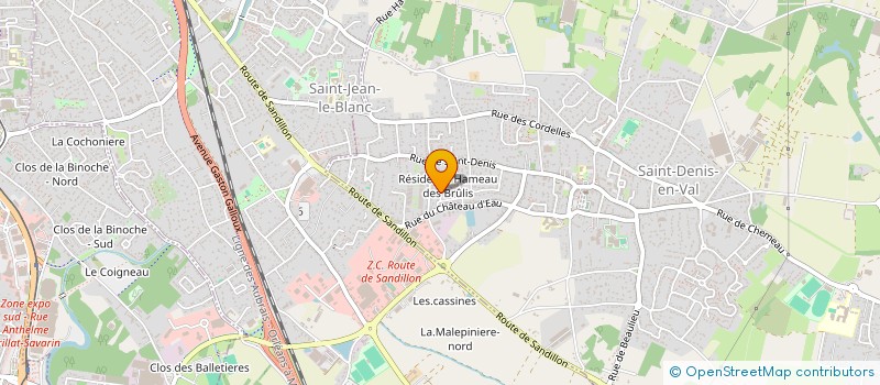 localisation de l'entreprise MADAME MARINE BESCOND à SAINT-DENIS-EN-VAL