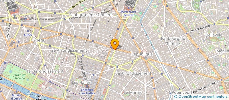 localisation de l'entreprise MADAME MARINE BEURELLE à PARIS