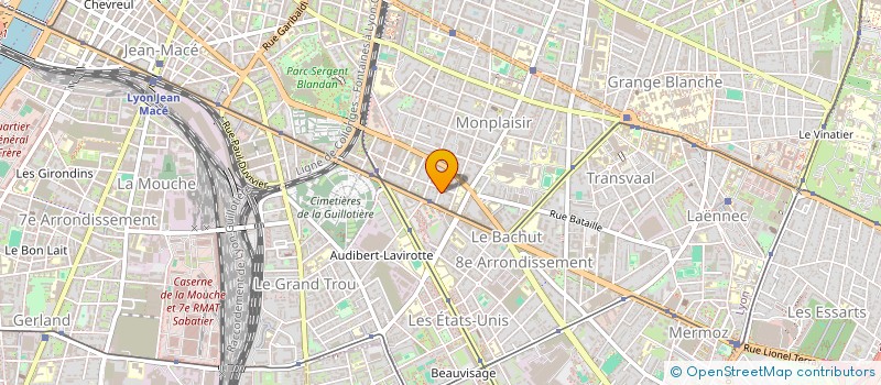 localisation de l'entreprise MADAME MARINE BEYLIE  LYON