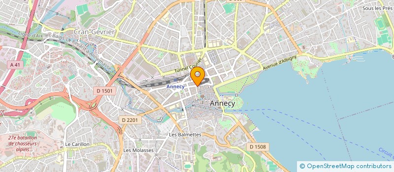 localisation de l'entreprise MADAME MARINE BICHET à ANNECY