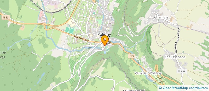 localisation de l'entreprise MADAME MARINE BIGUEUR  POLIGNY