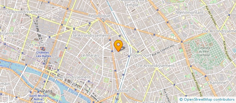 localisation de l'entreprise MADAME MARINE BIKARD  PARIS