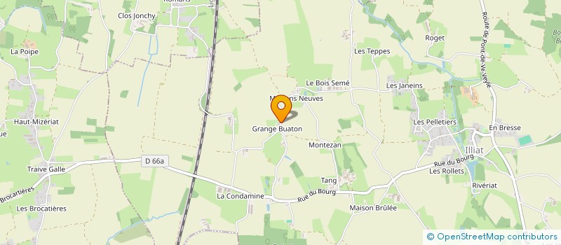 localisation de l'entreprise MADAME MARINE BILLOTET  ILLIAT