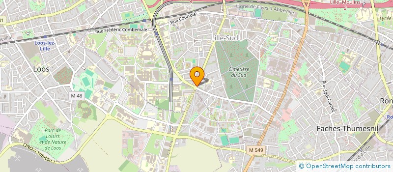 localisation de l'entreprise MADAME MARINE BISET à LILLE