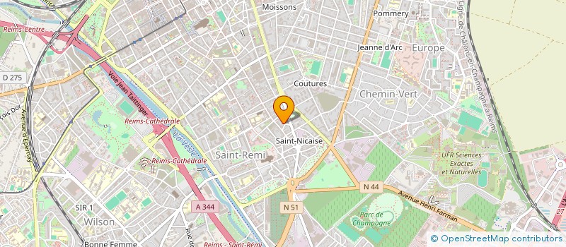 localisation de l'entreprise MADAME MARINE BISSERIER  REIMS