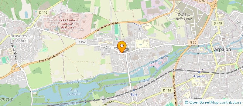 localisation de l'entreprise MADAME MARINE BLAHAT  OLLAINVILLE