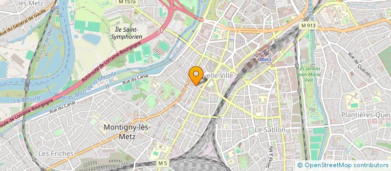 localisation de l'entreprise MADAME MARINE BLAIRY  METZ