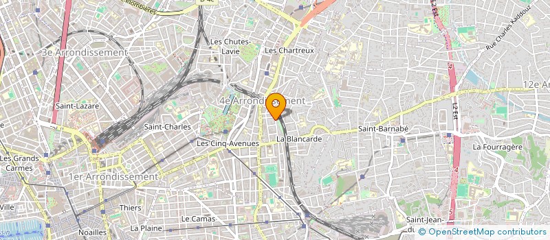 localisation de l'entreprise MADAME MARINE BLANCHARD à MARSEILLE