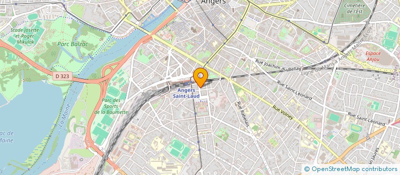 localisation de l'entreprise MADAME MARINE BLANCHARD à ANGERS