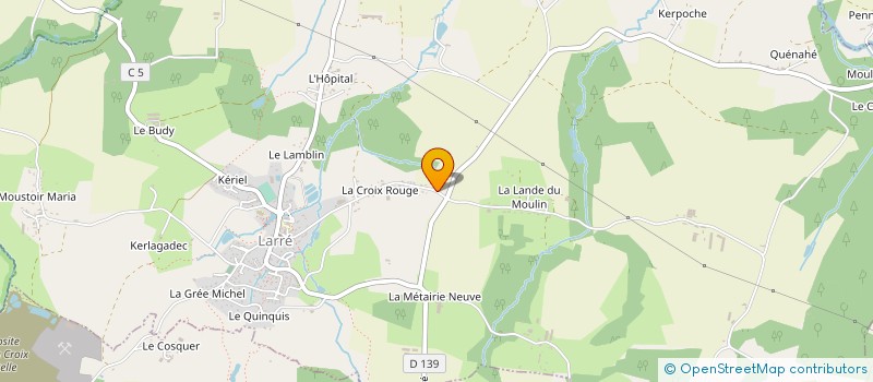 localisation de l'entreprise MADAME MARINE BLANCHO  LARRE