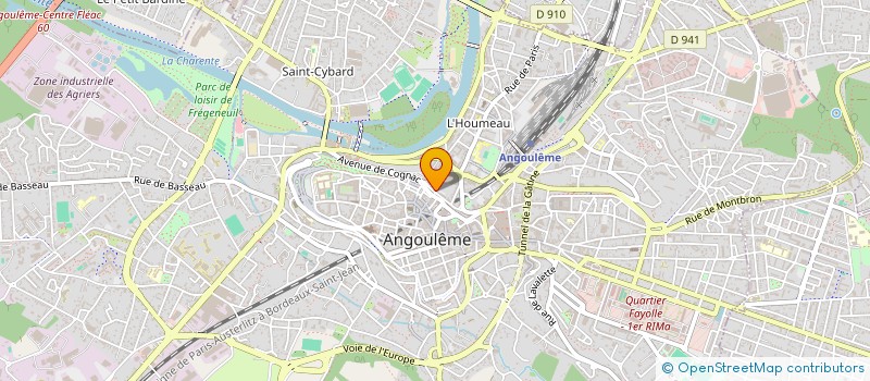 localisation de l'entreprise MADAME MARINE BLANDIN à ANGOULEME