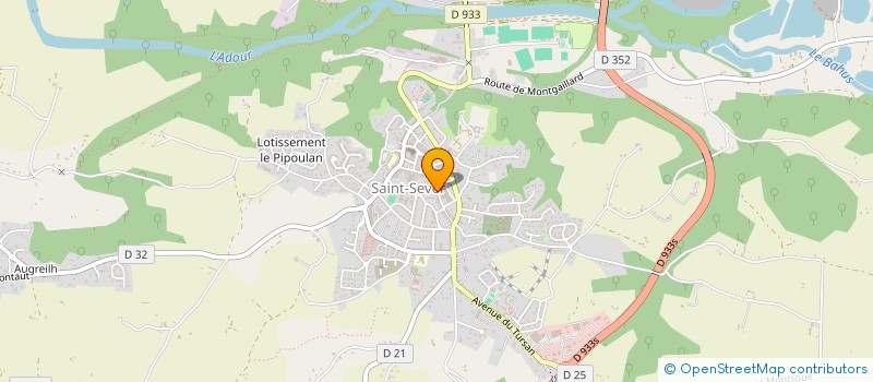 localisation de l'entreprise MADAME MARINE BLANQUART  SAINT-SEVER