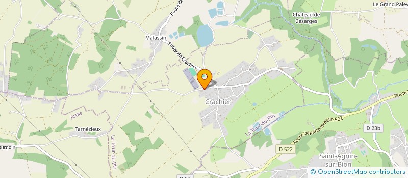 localisation de l'entreprise MADAME MARINE BLOND  CRACHIER