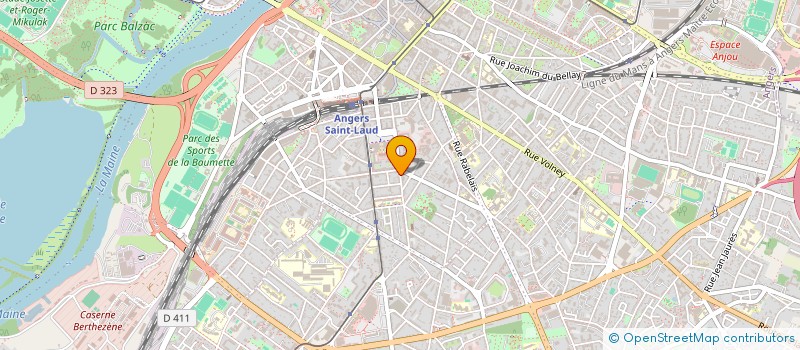 localisation de l'entreprise MADAME MARINE BOCQUET à ANGERS
