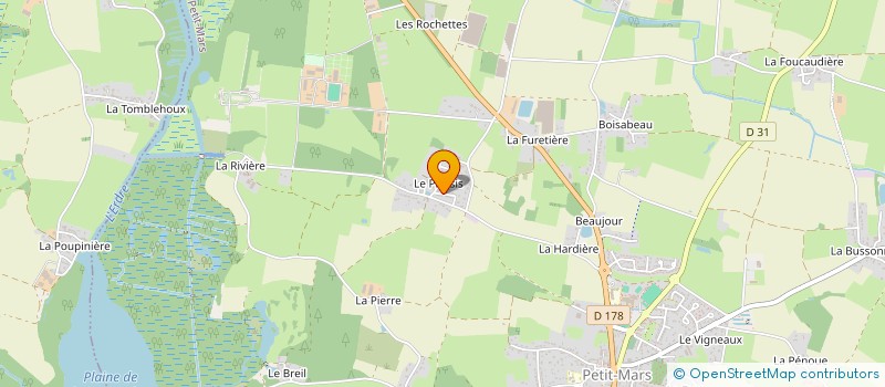 localisation de l'entreprise MADAME MARINE BOCQUIER  PETIT-MARS