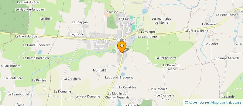 localisation de l'entreprise MADAME MARINE BODIN  GUIPEL