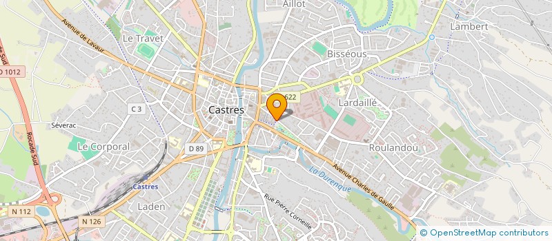 localisation de l'entreprise MADAME MARINE BODIN-HULLIN à CASTRES