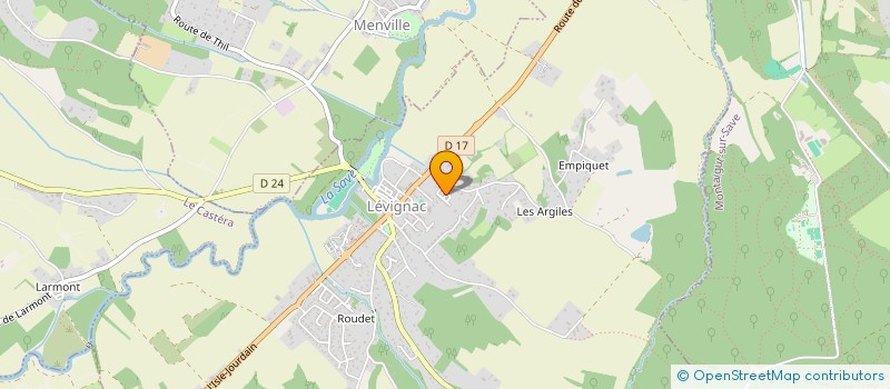 localisation de l'entreprise MADAME MARINE BODU-ROBERT  LEVIGNAC