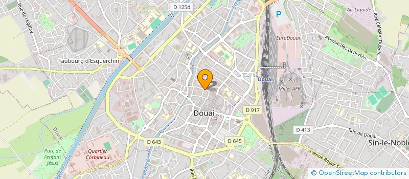 localisation de l'entreprise MADAME MARINE BOEN à DOUAI
