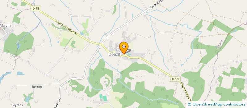 localisation de l'entreprise MADAME MARINE BOFFO  DOAZIT