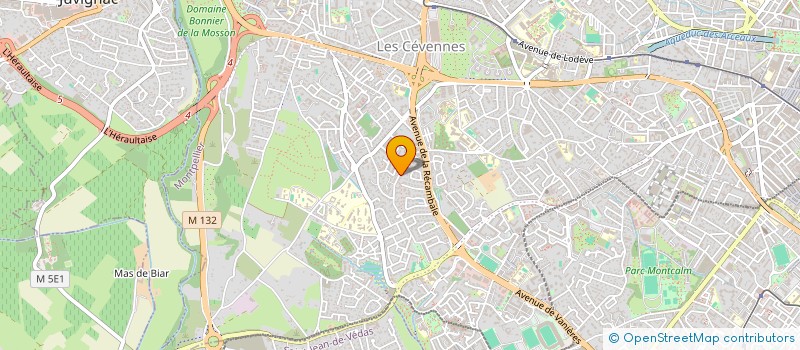 localisation de l'entreprise MADAME MARINE BOHERE à MONTPELLIER