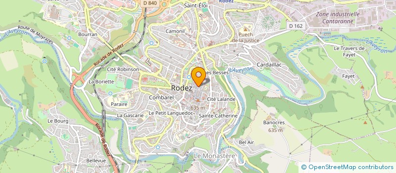 localisation de l'entreprise MADAME MARINE BOISSENOT  RODEZ