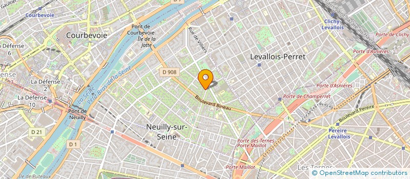 localisation de l'entreprise MADAME MARINE BOISSET à NEUILLY-SUR-SEINE