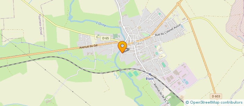 localisation de l'entreprise MADAME MARINE BOLOGNINI  HOMECOURT